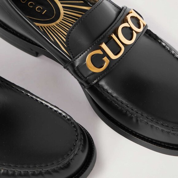 NIB Gucci Cara Logo Snaffle Loafers - G 12.5 US 13-13.5 - Picture 4 of 10